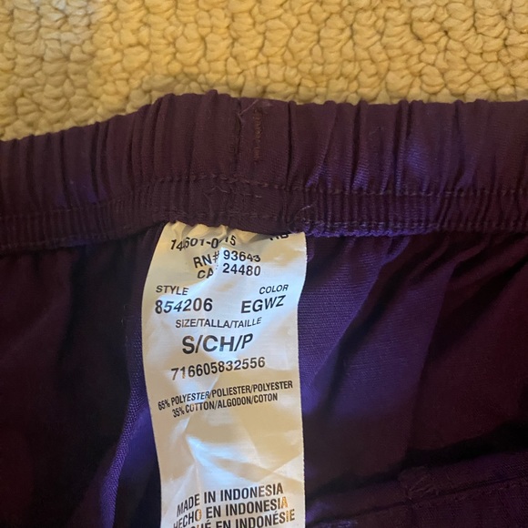 Dickie’s Missy Fit Purple Scrub Pants - Picture 2 of 4